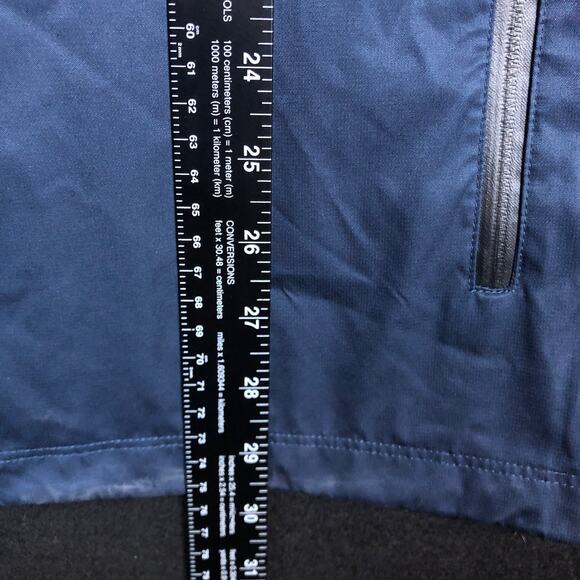 Greg Norman Mens Jacket Blue Black Full Zip Epic 1/2 Sleeve Golf Rain Large - Picture 9 of 12